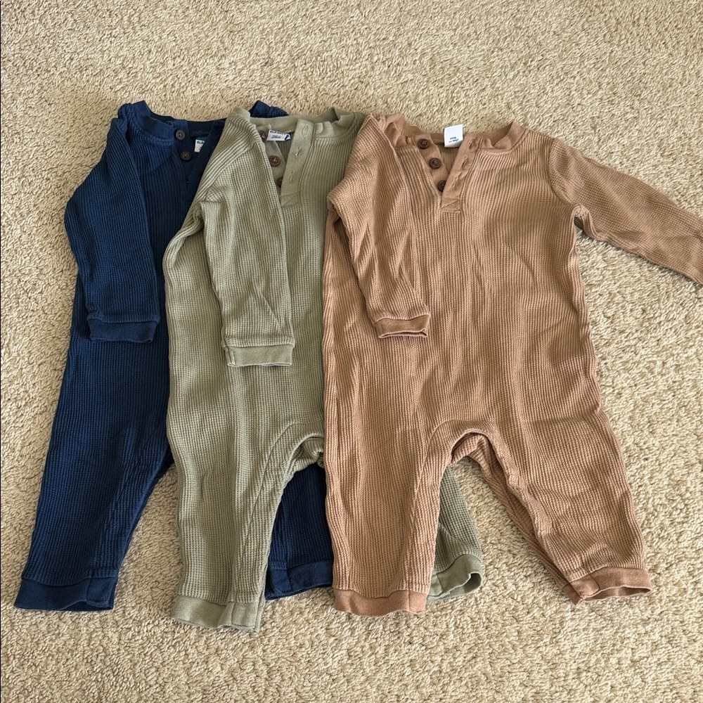 Old Navy Ribbed Baby Jumpsuit - Tan